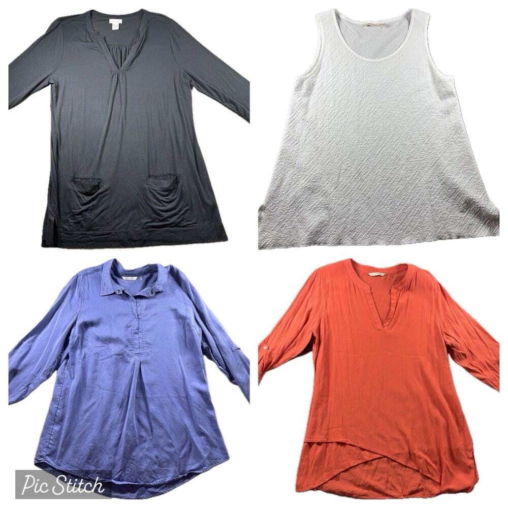 Soft Surroundings Women Top LOT Tunic Tank Lagenlook Career Casual Classy XL